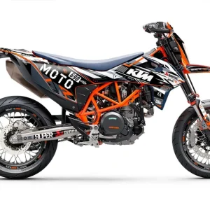 KTM 690 SMC-R DEKOR - "Phantom" (Hvid)