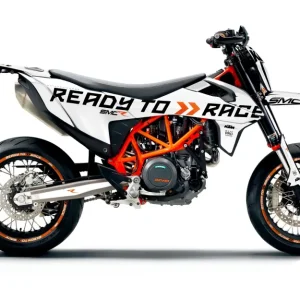 KTM 690 SMC-R DEKOR - "Ready2Race" (Hvid)
