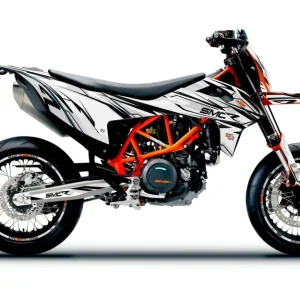 KTM 690 SMC-R DEKOR - "Ripple" (Hvid/Sort)