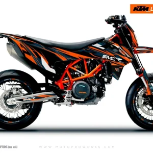 KTM 690 SMC-R DEKOR - "Ripple" (Orange)