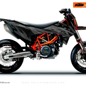 KTM 690 SMC-R DEKOR - "Ripple" (Sort)