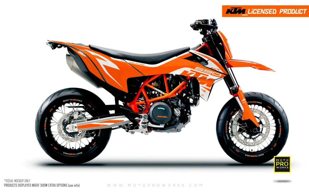 KTM 690 SMC-R DEKOR - "Torque" (Solid/Orange)