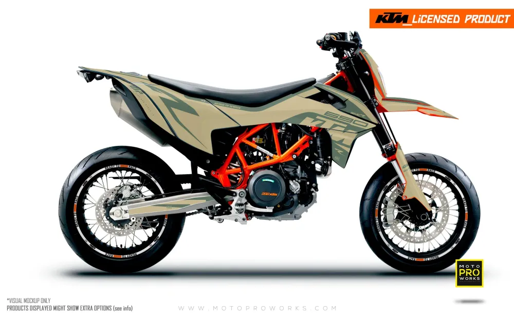 KTM 690 SMC-R DEKOR - "Torque" (Solid/Sand)