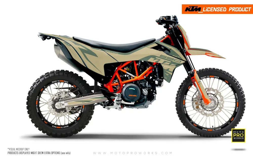 KTM 690 SMC-R DEKOR - "Torque" (Solid/Sand)