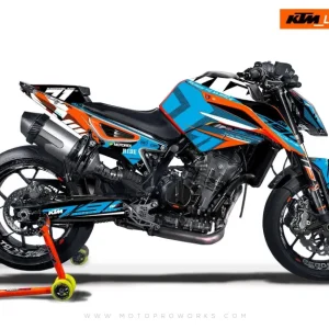 KTM 790 Duke DEKOR - "Rasorblade" (Blue)