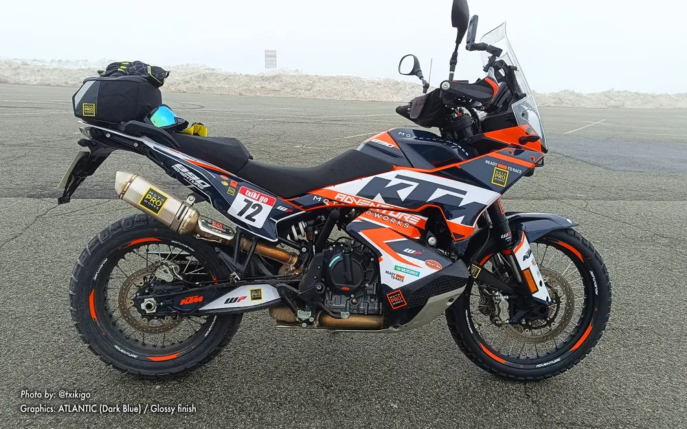 KTM 790/890 Adventure R/S 2023 DEKOR - "Atlantic" (Mørkeblå)
