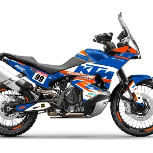KTM 790/890 Adventure R/S 2023 DEKOR - "Atlantic" (Hvid/Blå/Orange)