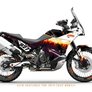 KTM 790/890 Adventure R/S DEKOR - "Abisko" (Hvid/Orange)