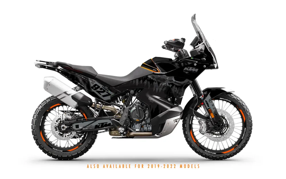 KTM 790/890 Adventure R/S DEKOR - "Abisko" (Sort)