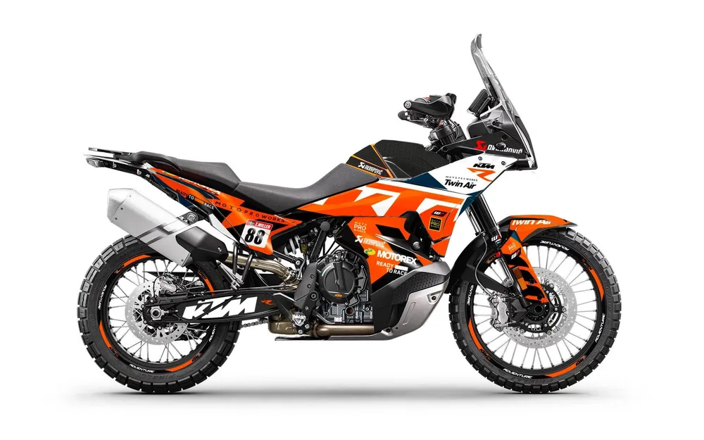 KTM 790/890 Adventure R/S DEKOR - "Nomadic" (Hvid/Blå/Orange)