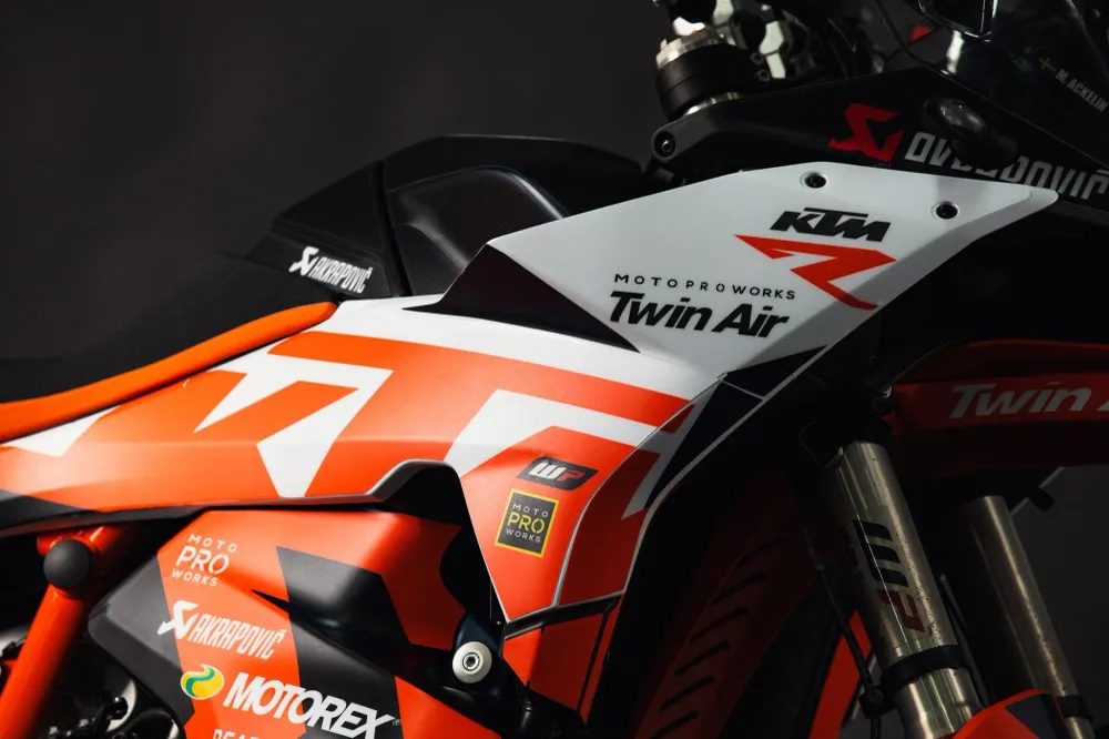 KTM 790/890 Adventure R/S DEKOR - "Nomadic" (Hvid/Blå/Orange)
