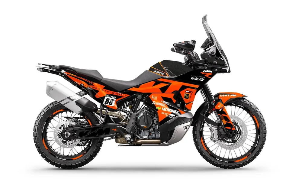 KTM 790/890 Adventure R/S DEKOR - "Nomadic" (Sort/Orange)