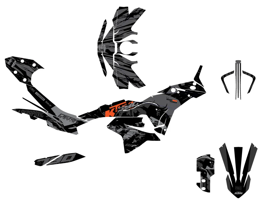KTM 790/890 Adventure R/S DEKOR - "Striker" (Nova)