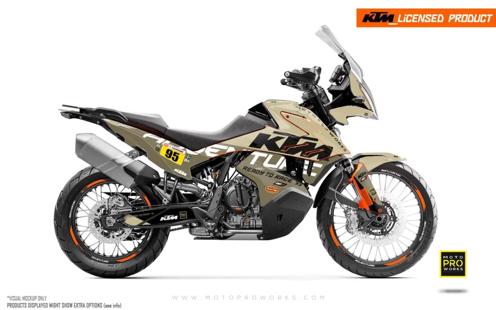 KTM 790/890 Adventure R/S DEKOR - "Waypointer" (Sand)