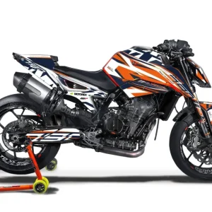KTM 790/890 Duke DEKOR - "Legacy" (Blå/Orange)