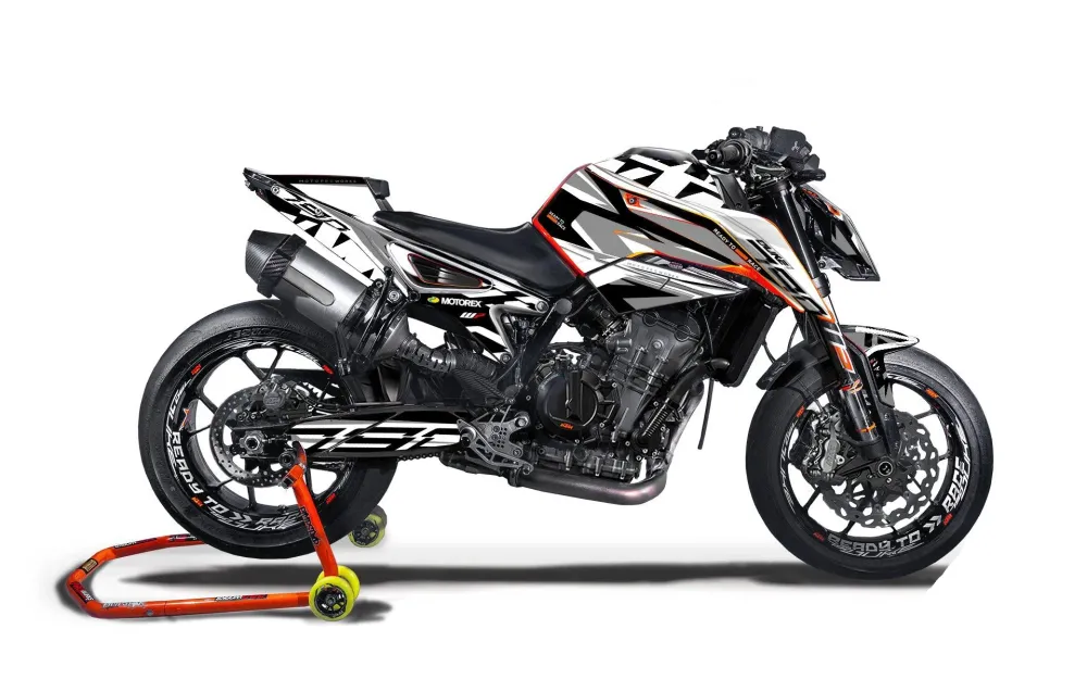 KTM 790/890 Duke DEKOR - "Legacy" (Hvid)