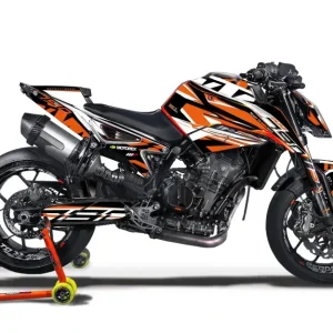 KTM 790/890 Duke DEKOR - "Legacy" (Sort/Orange)
