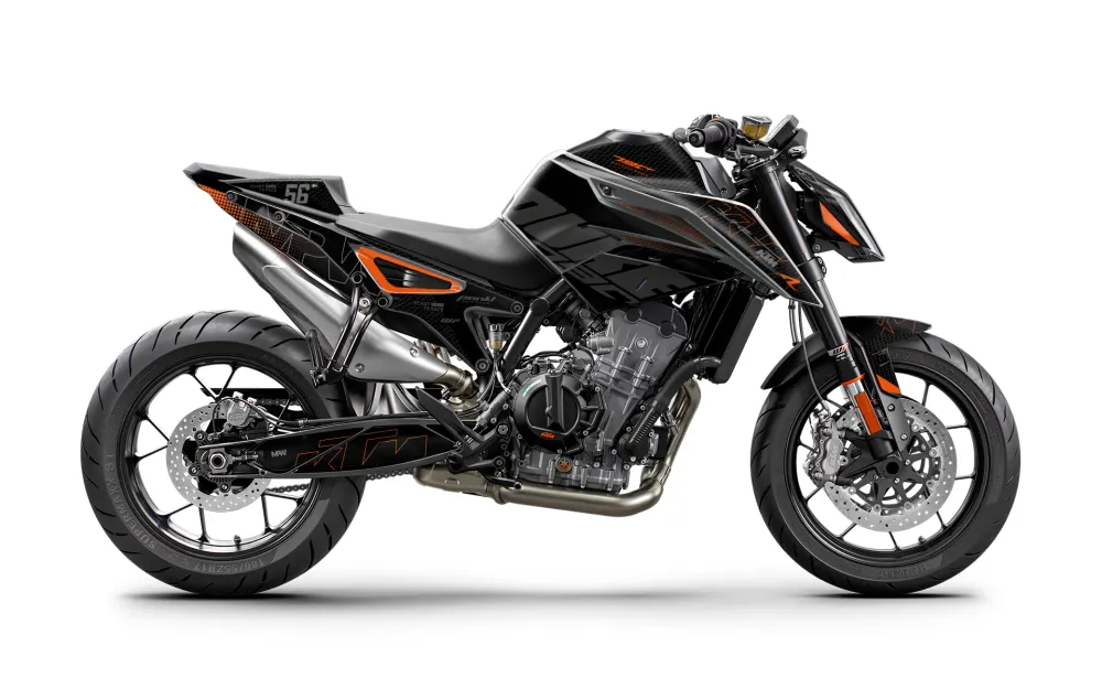KTM 790/890 Duke DEKOR - "Nyro" (Orange/Sort)