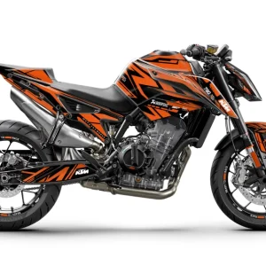 KTM 790/890 Duke DEKOR - "Pulse" (Sort/Orange)