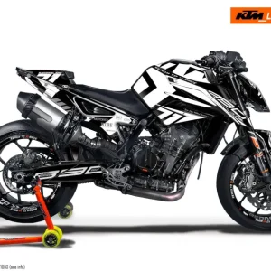 KTM 790/890 Duke DEKOR - "Rasorblade" (White/Black)