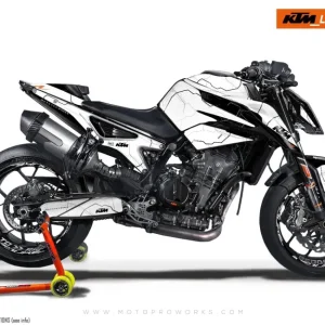 KTM 790/890 Duke DEKOR - "Robotec" (Hvid)