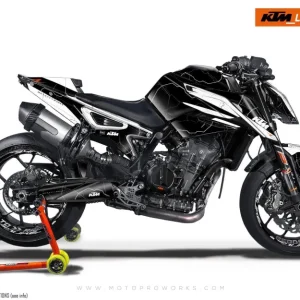 KTM 790/890 Duke DEKOR - "Robotec" (Sort)