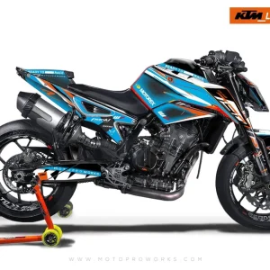 KTM 790/890 Duke DEKOR - "Scalpel" (Blå)