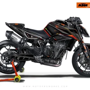 KTM 790/890 Duke DEKOR - "Scalpel" (Sort)