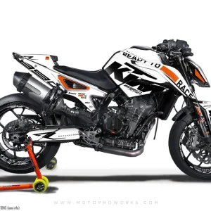 KTM 790/890 Duke DEKOR - "Sector" (Hvid)
