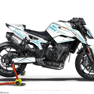 KTM 790/890 Duke DEKOR - "Vessel" (Hvid/Blå)