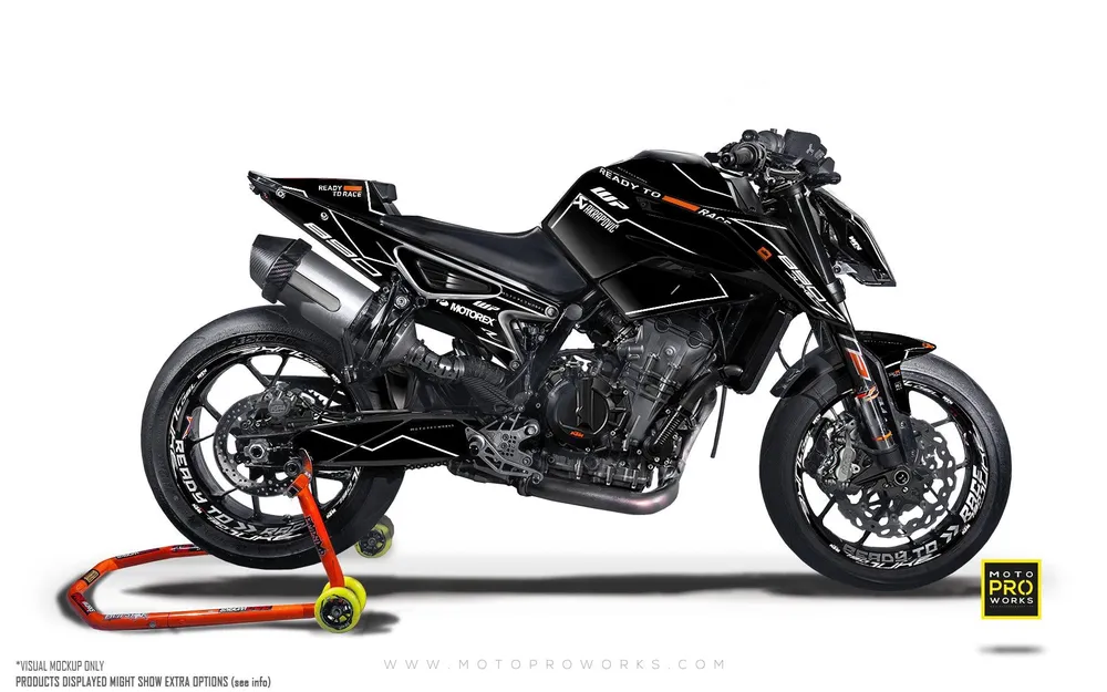 KTM 790/890 Duke DEKOR - "Vessel" (Sort)