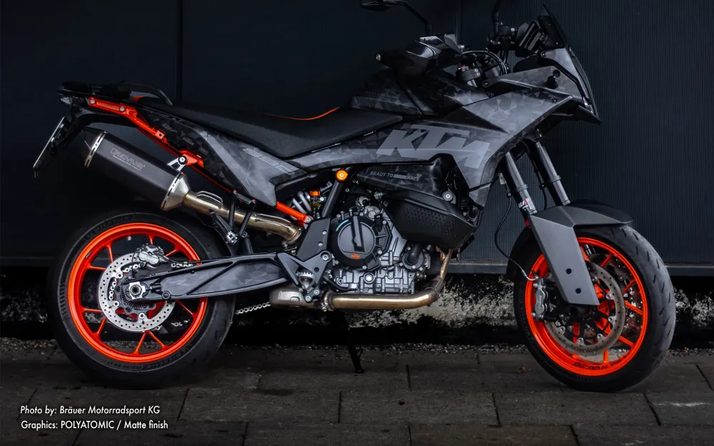 KTM 890 SMT DEKOR - "Polyatomic" (Stealth)