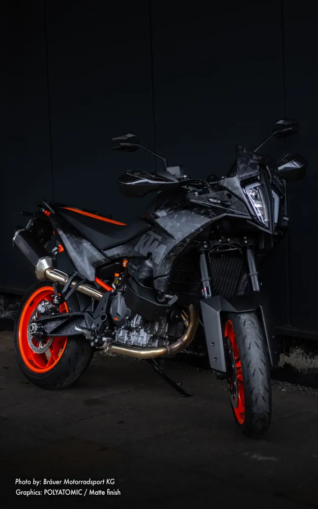 KTM 890 SMT DEKOR - "Polyatomic" (Stealth)