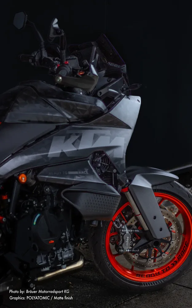 KTM 890 SMT DEKOR - "Polyatomic" (Stealth)