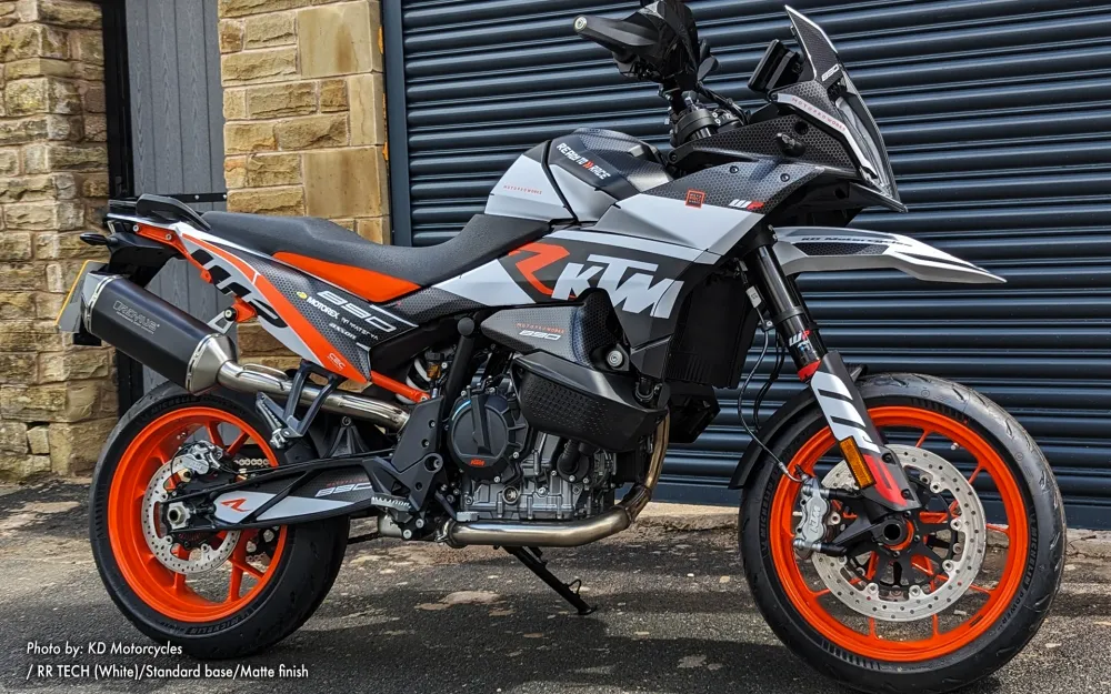 KTM 890 SMT DEKOR - "RR-Tech" (Hvid)