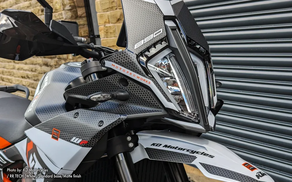 KTM 890 SMT DEKOR - "RR-Tech" (Hvid)