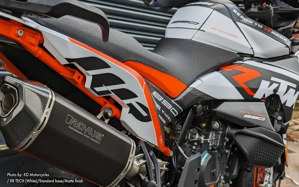KTM 890 SMT DEKOR - "RR-Tech" (Hvid)