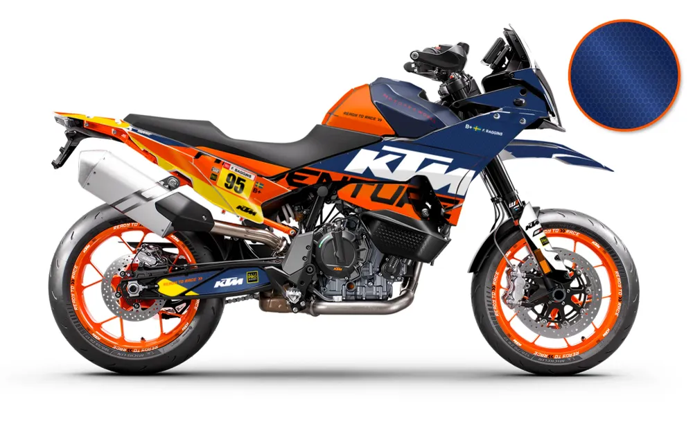 KTM 890 SMT DEKOR - "Waypointer" (Dawn/Honeycomb)