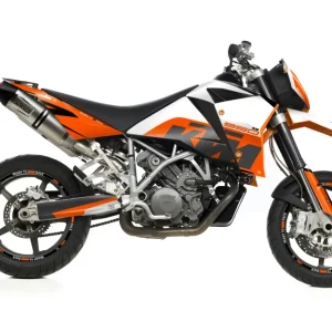 KTM 950 SM / SMR DEKOR - "Torque" (Hvid/Orange)