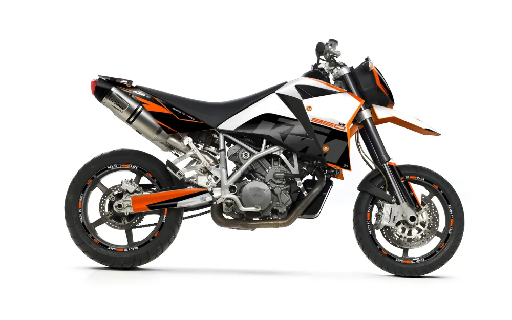 KTM 950 SM / SMR DEKOR - "Torque" (Hvid/Sort/Orange)