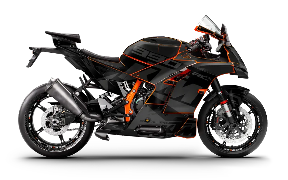KTM 990 RC R DEKOR - "Torque" (Sort)