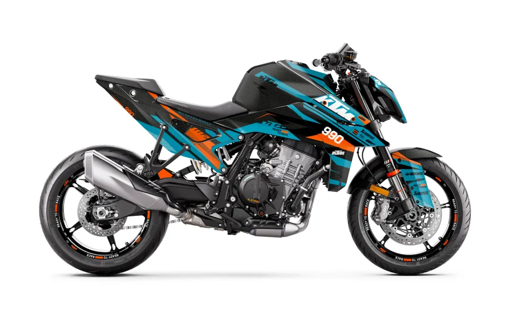 KTM 990 Duke DEKOR - "Nebula" (Blå)