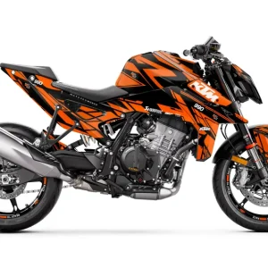 KTM 990 Duke DEKOR - "Pulse" (Sort/Orange)