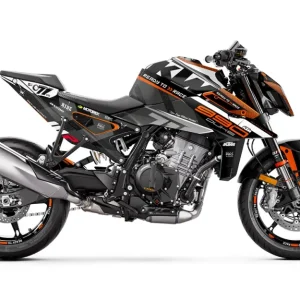 KTM 990 Duke DEKOR - "Rasorblade" (Sort/Orange)