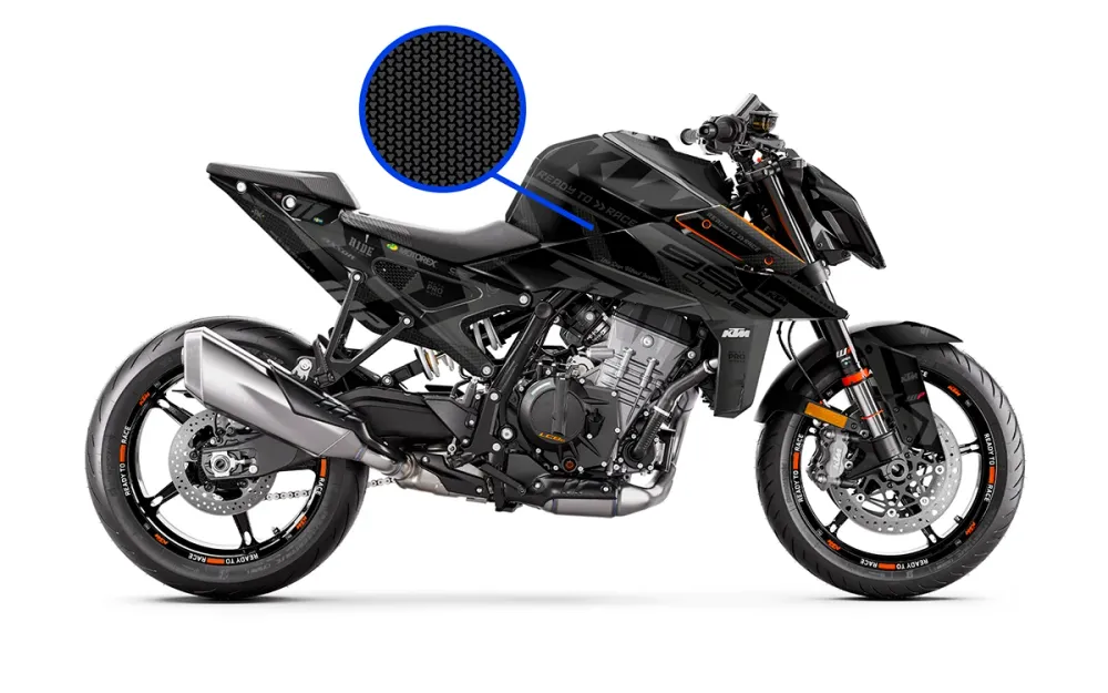 KTM 990 Duke DEKOR - "Rasorblade" (Stealth)