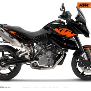 KTM 990 SM / SMR / SMT DEKOR - "Torque" (Sort/Orange)