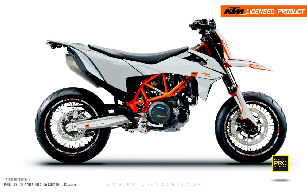 KTM DEKOR - 690 SMC-R "Carera" (Grå)