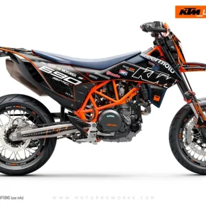 KTM DEKOR - 690 SMC-R "Corsa" (Sort/Damask)