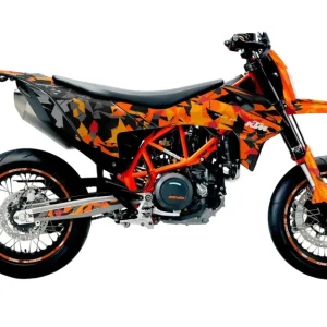 KTM DEKOR - 690 SMC-R "Flake" (Orange/Sort)