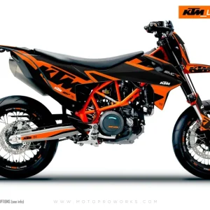 KTM DEKOR - 690 SMC-R "Mounty" (Black/Orange)